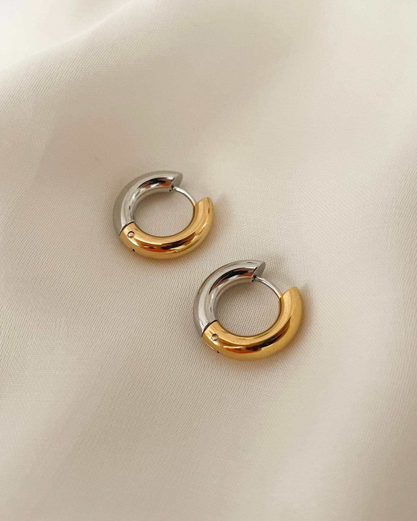 Mini Two Toned Earrings