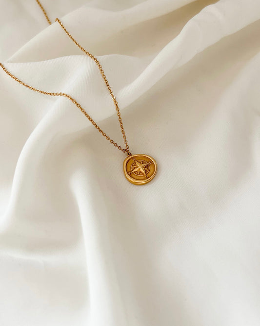 Disha - Compass Necklace