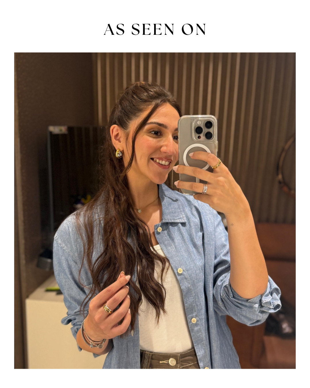 Bri Two Toned Earrings