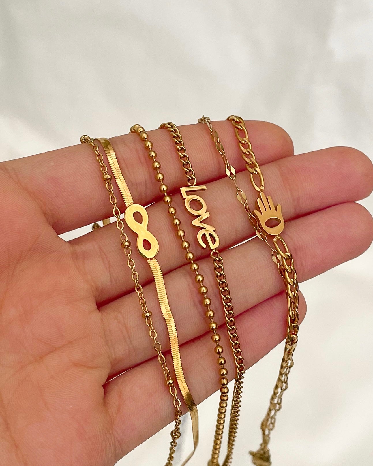 Hope Bracelets - Hamsa, Infinity & Love Charm