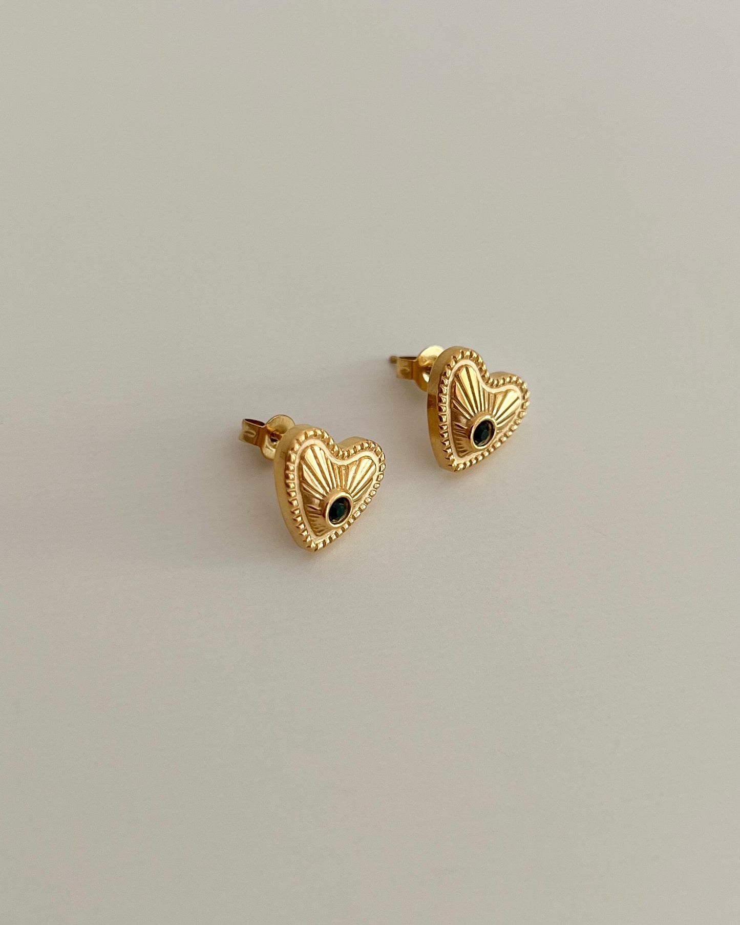 Heart Stud Earrings