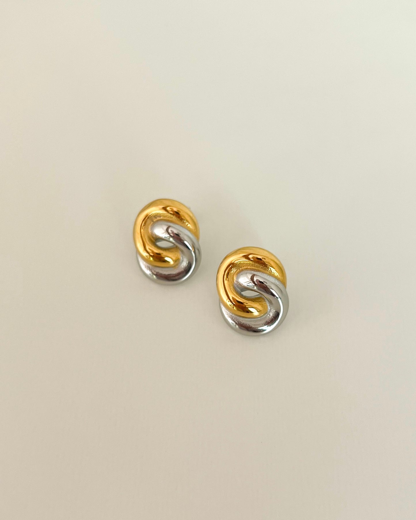 Vero Two Toned Earrings