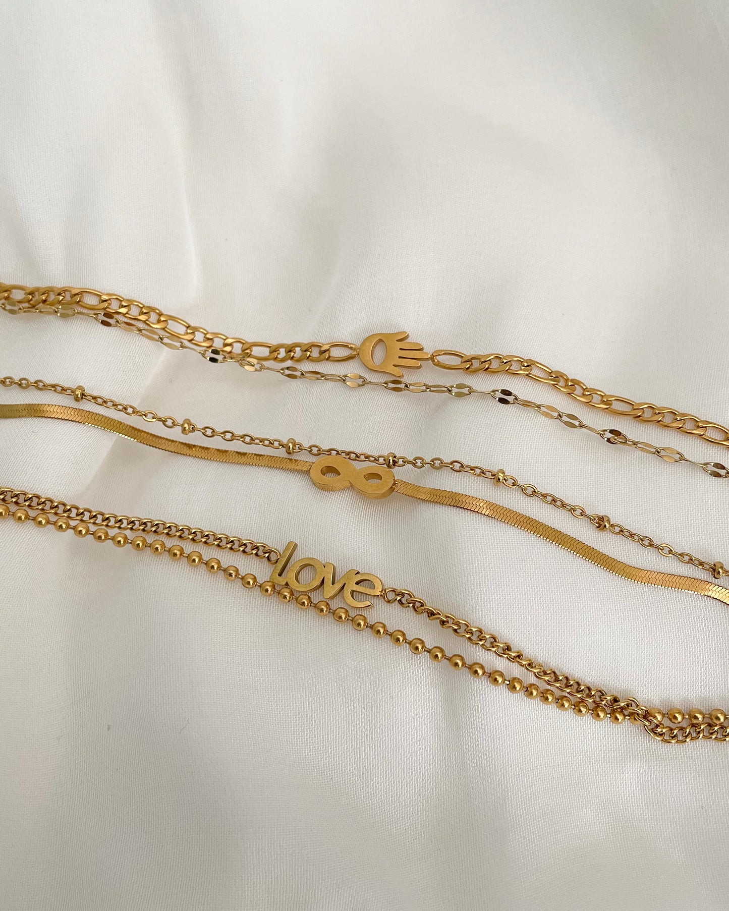 Hope Bracelets - Hamsa, Infinity & Love Charm