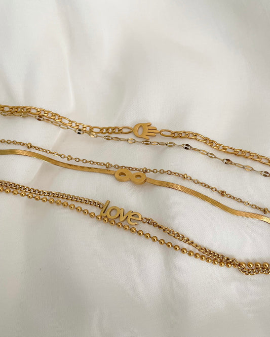 Hope Bracelets - Hamsa, Infinity & Love Charm