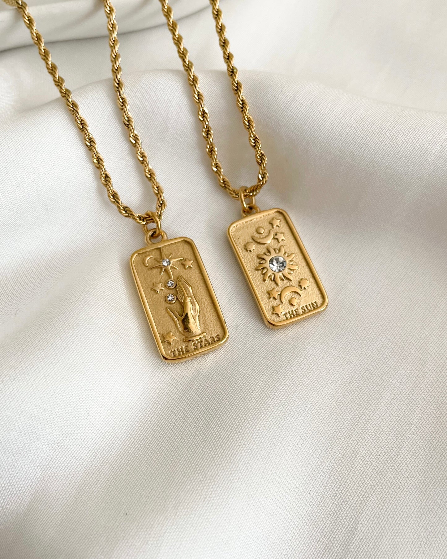Tarot Necklaces - Star & Sun