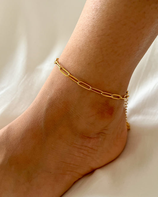 Paper Clip Anklet