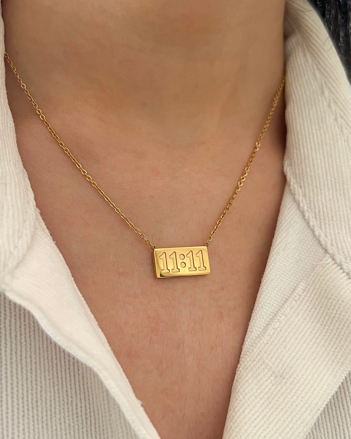11:11 Necklace - Gold & Silver