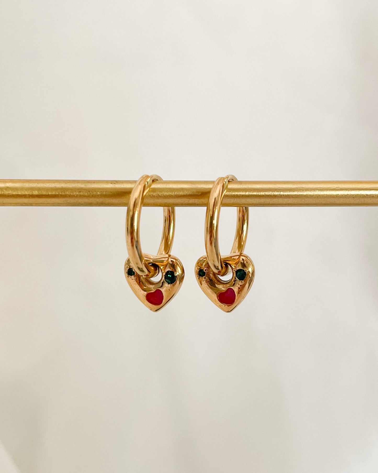 Rae Heart Earrings