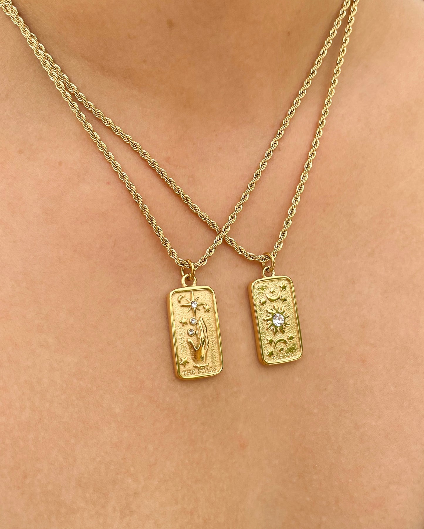 Tarot Necklaces - Star & Sun