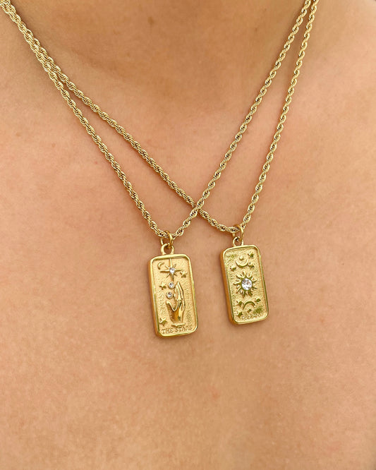 Tarot Necklaces - Star & Sun