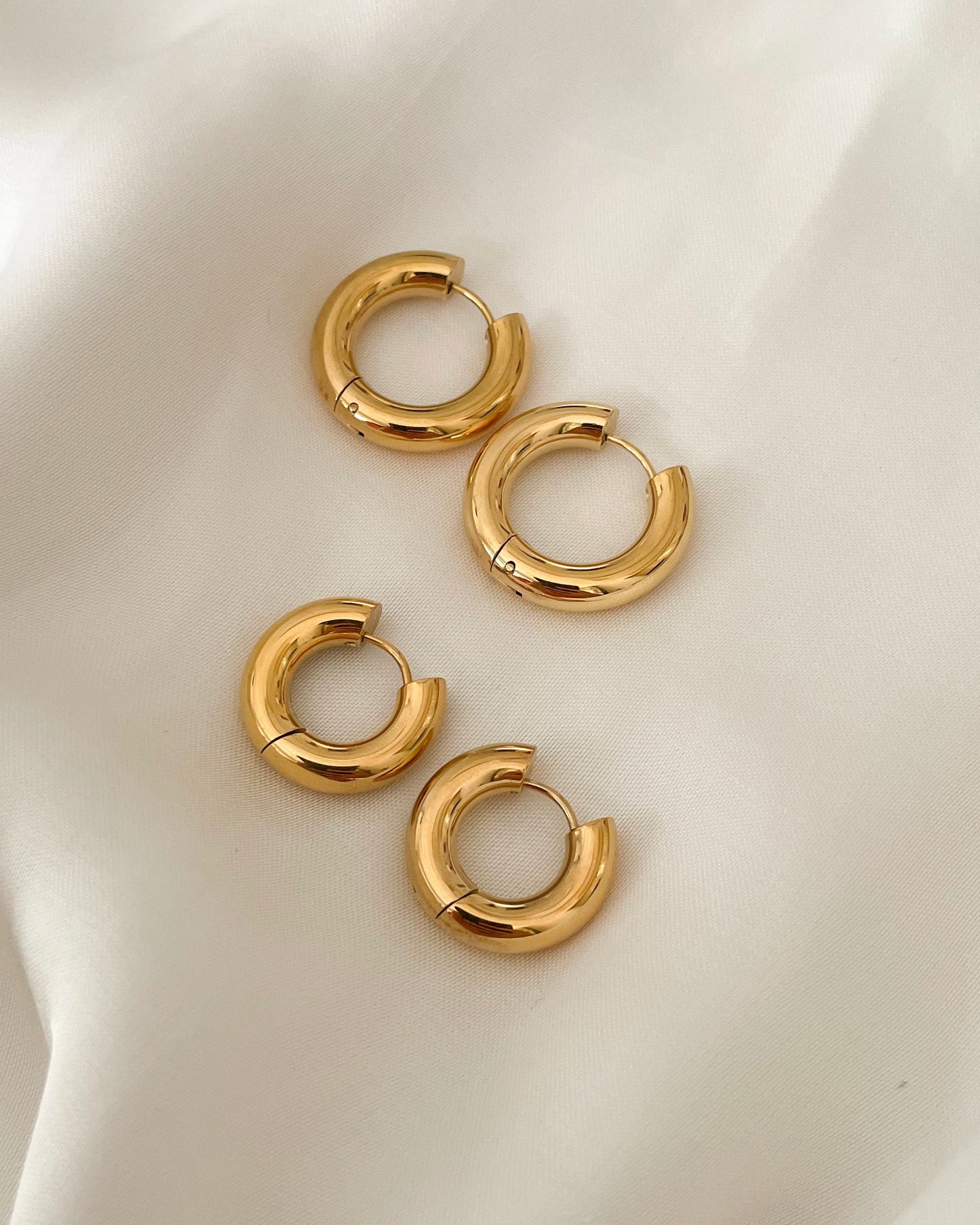 Gold Huggie Earring