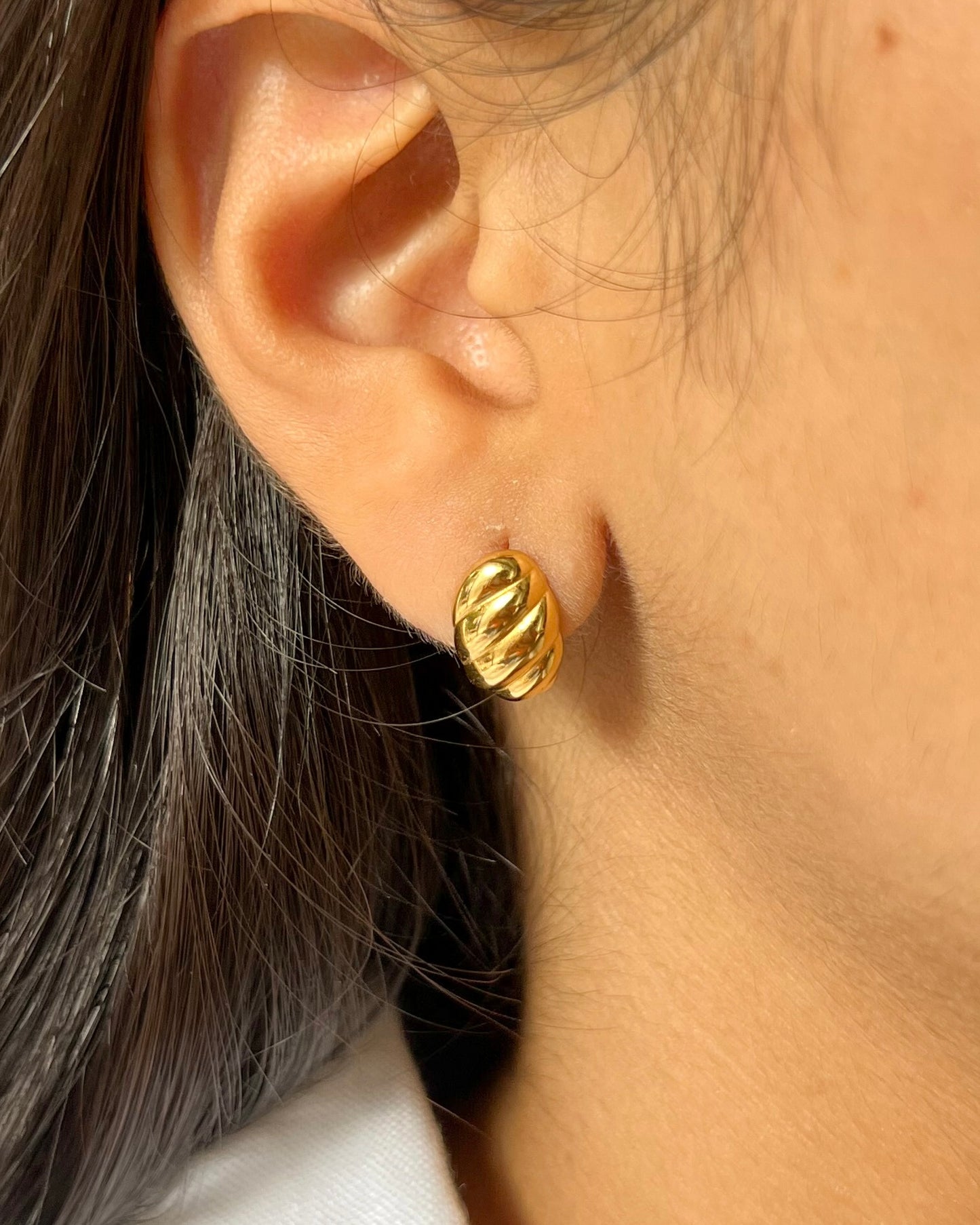 Olive Stud Earrings