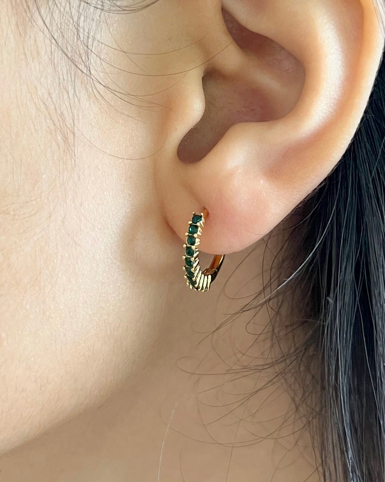Ophelia Earrings - Green