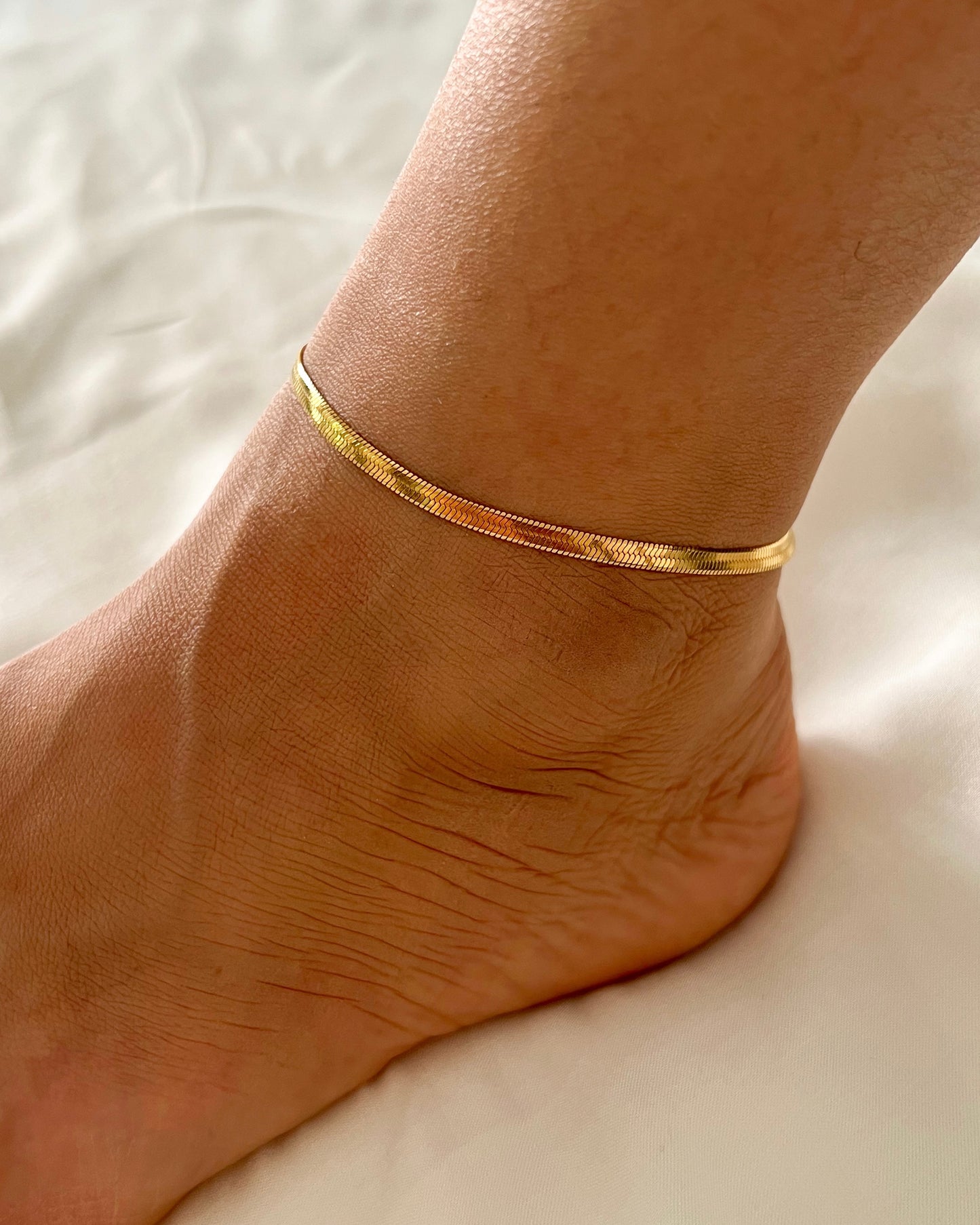 Herringbone Anklet