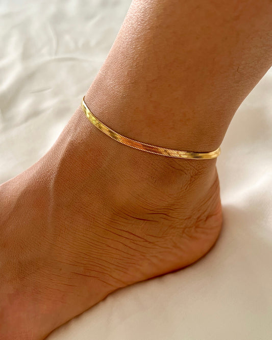 Herringbone Anklet