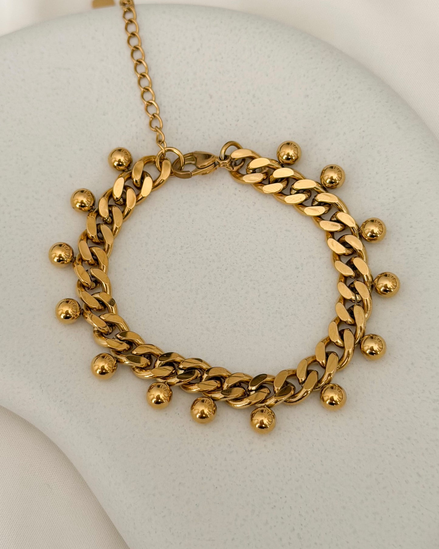 Roxy Chunky Cuban Chain Bracelet
