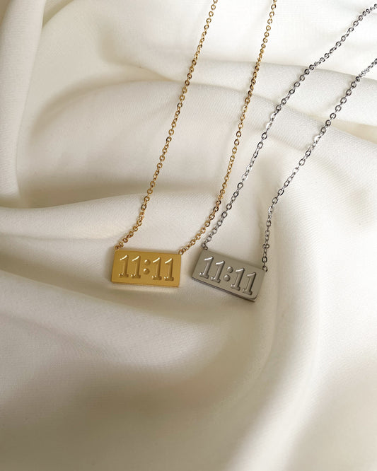 11:11 Necklace - Gold & Silver