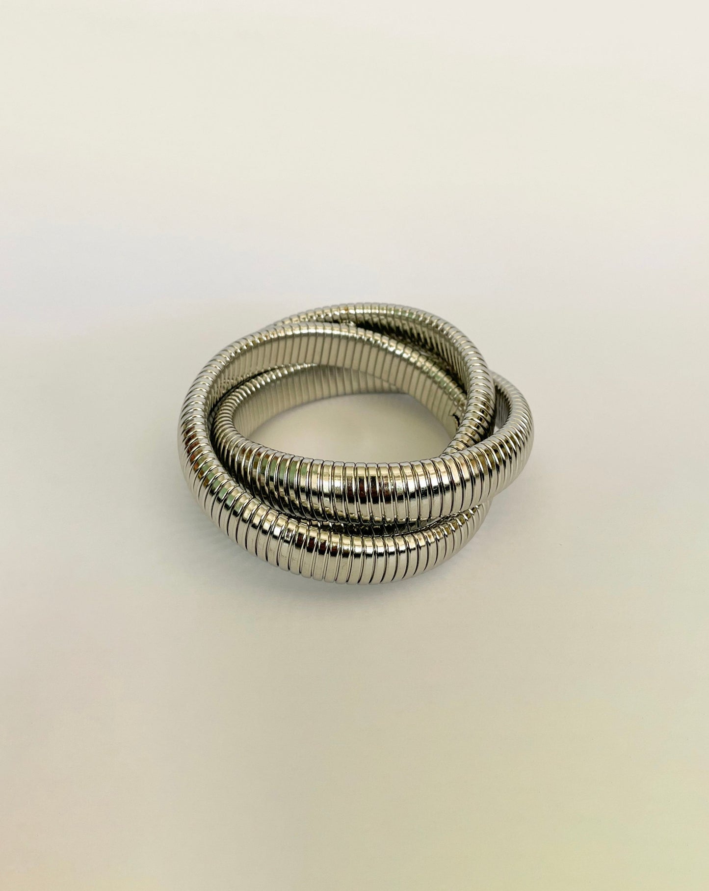 Ivy Three Layer Silver Bracelet