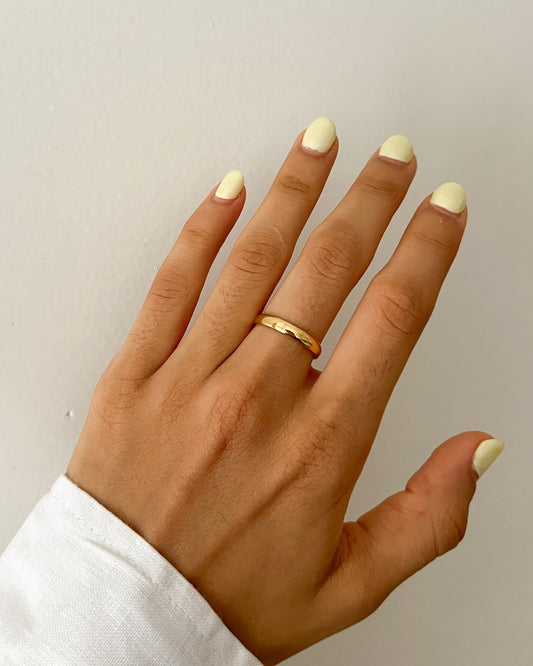 Moon Band Ring