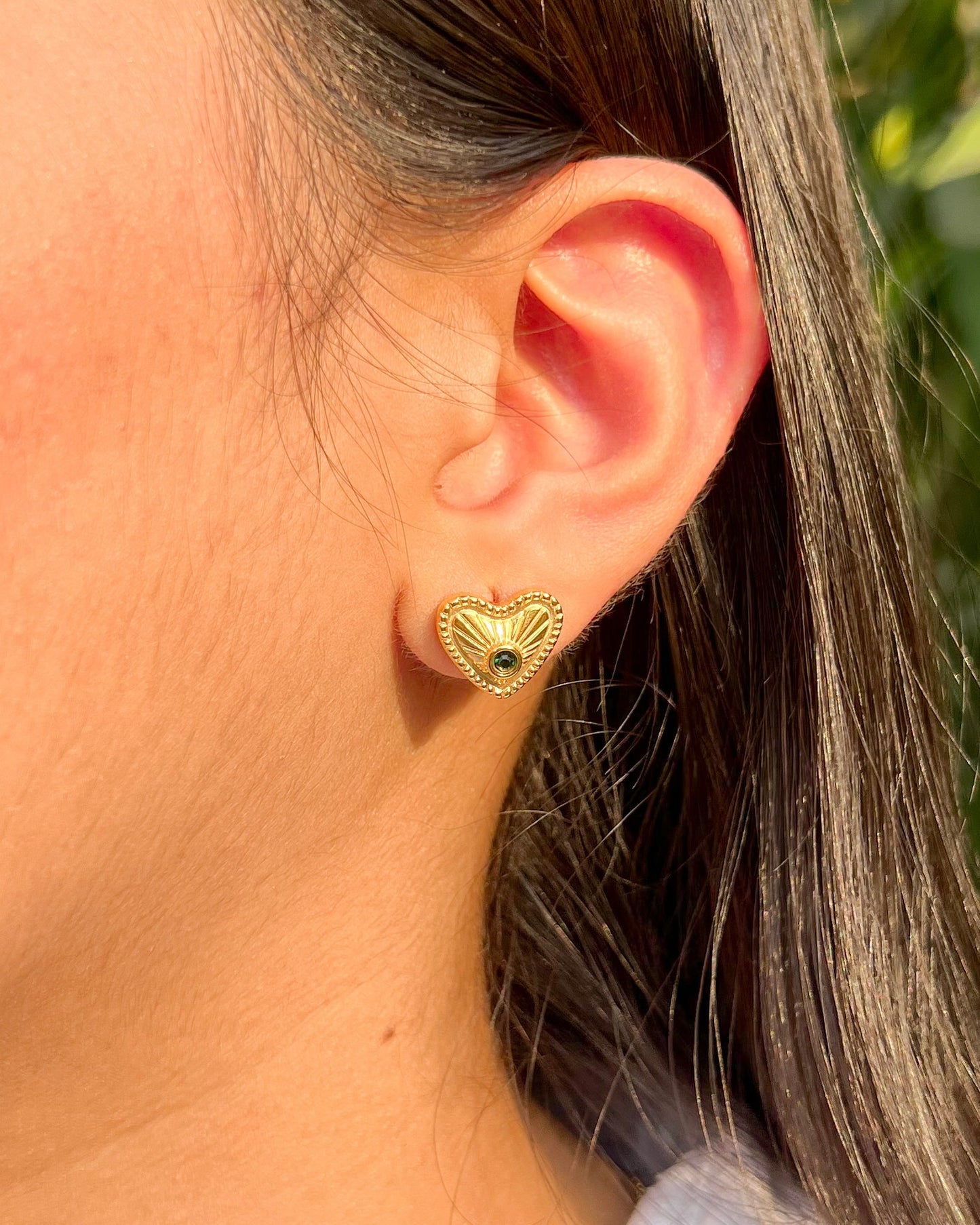 Heart Stud Earrings