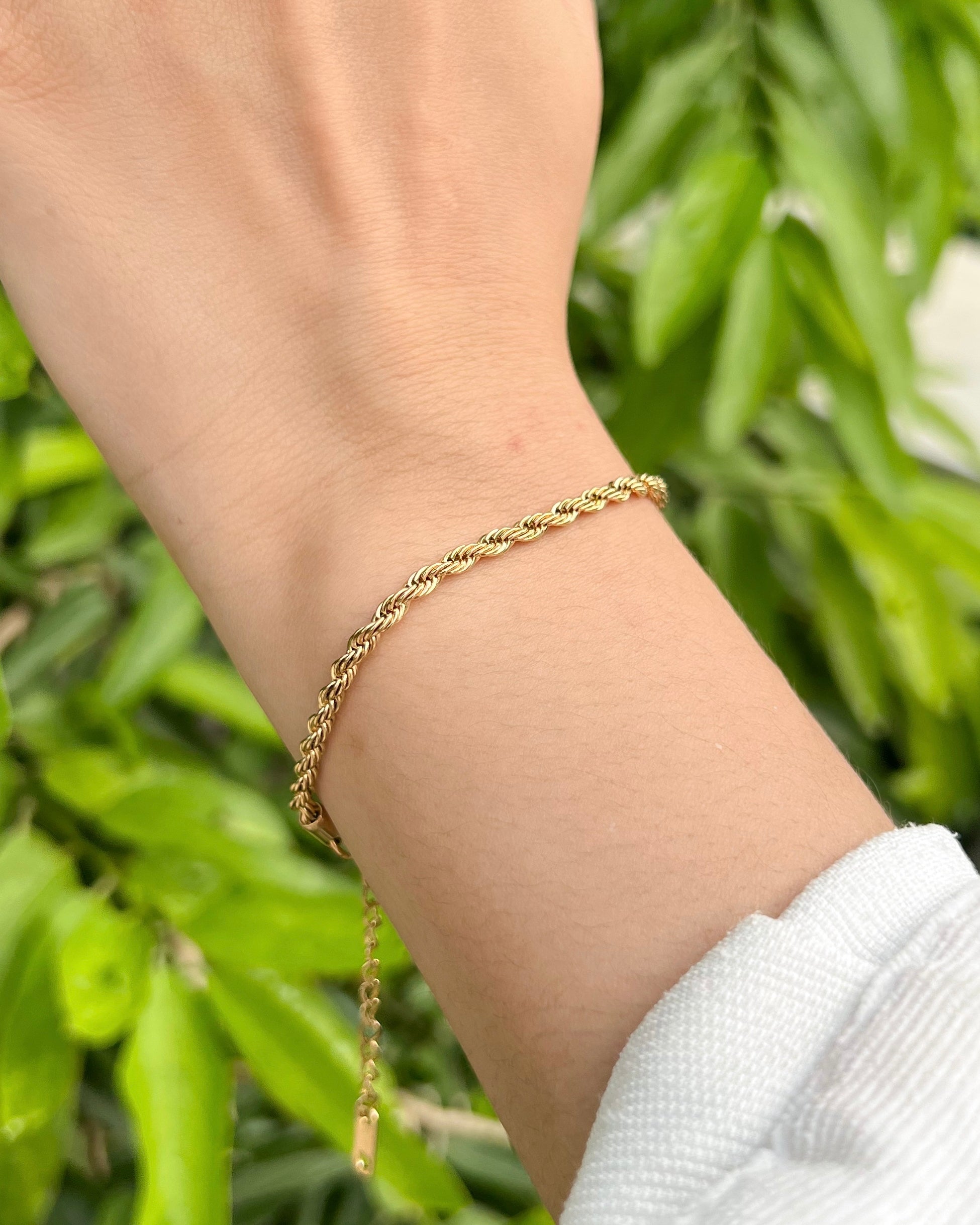 Rope Chain Bracelet (3mm) – Bloome