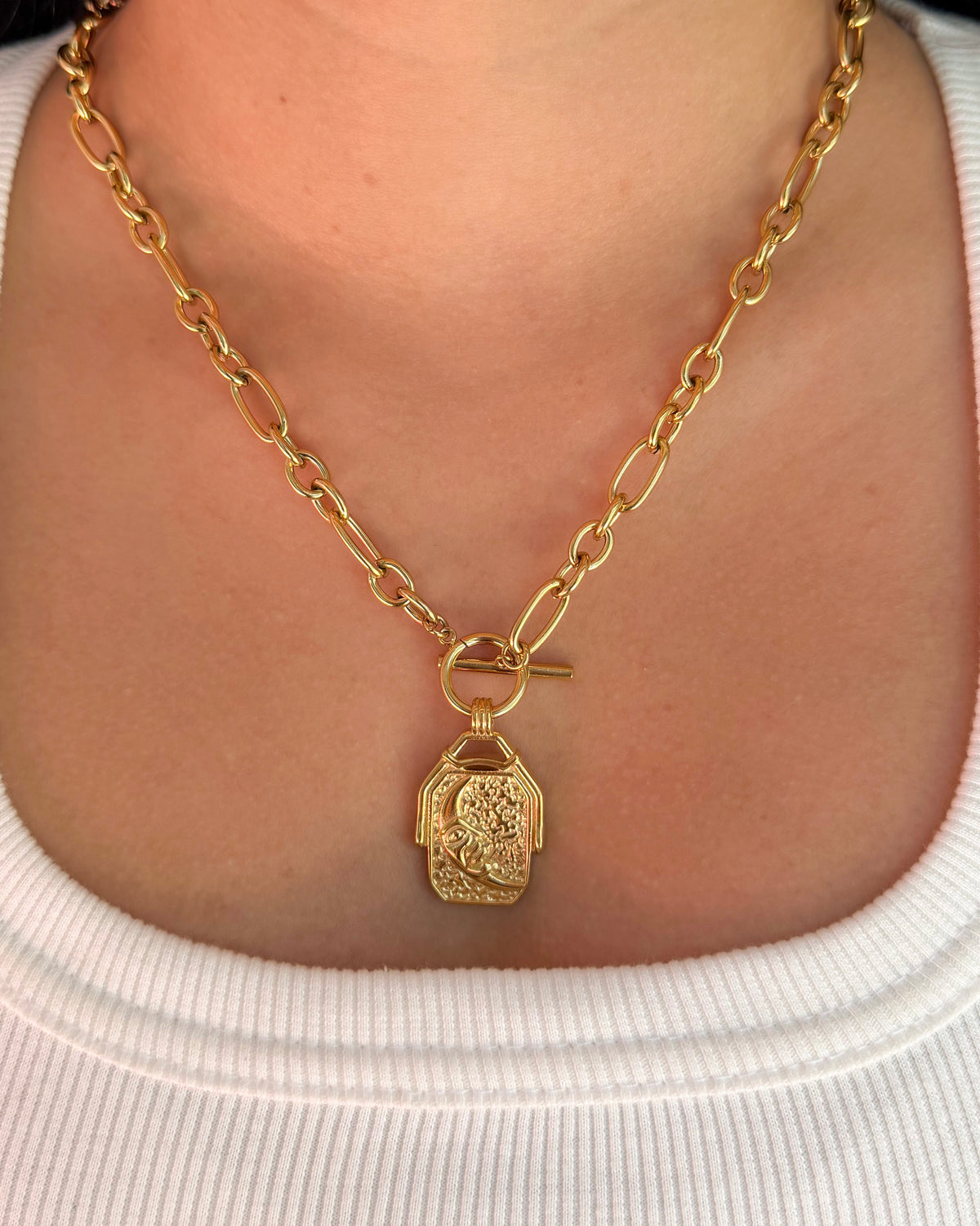 Afterglow Sun and Moon Necklace