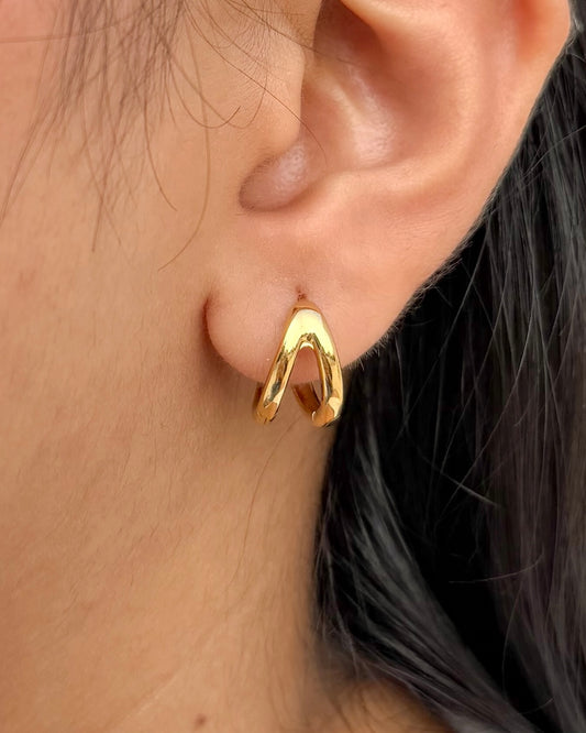 Buttercup Huggie Earrings