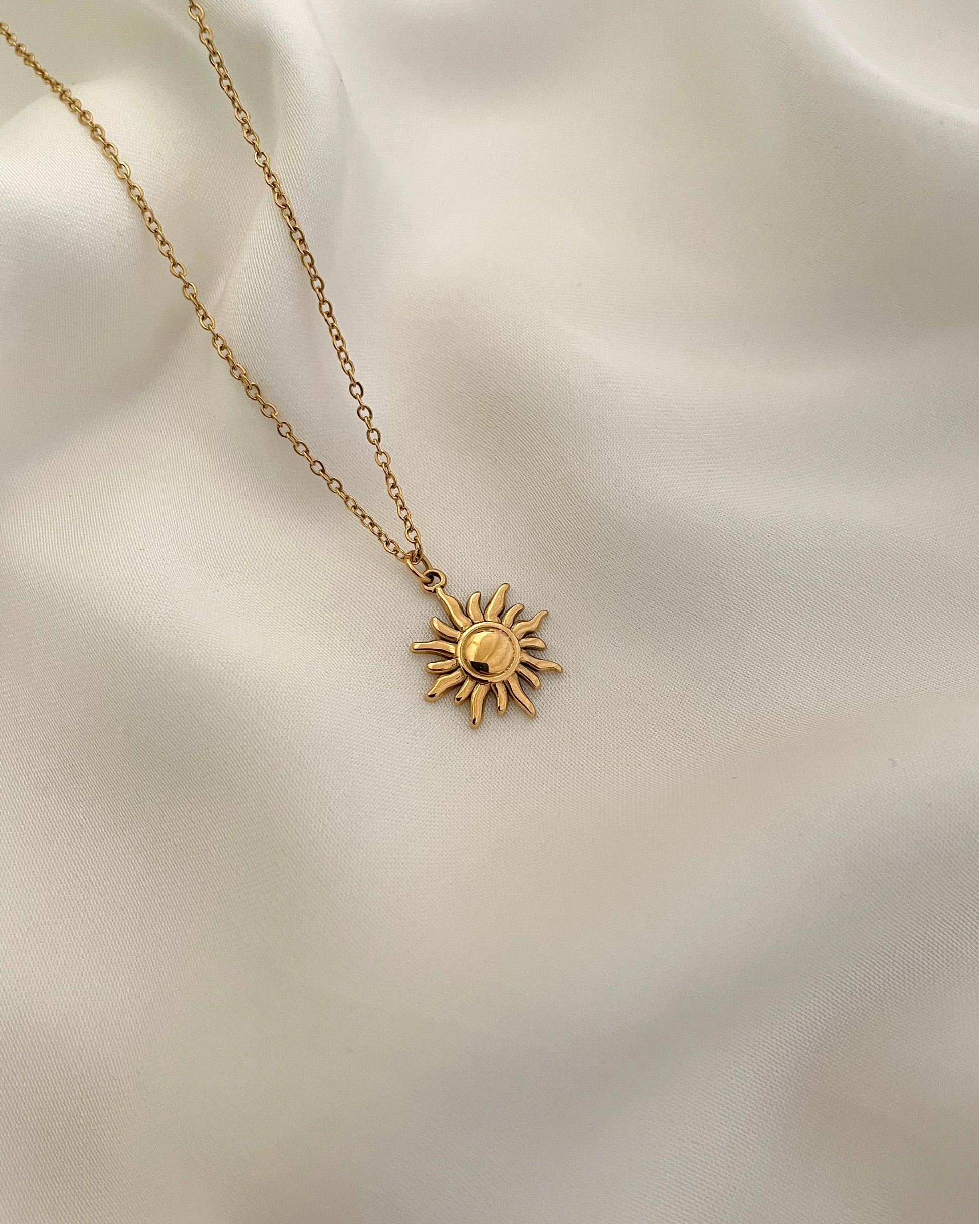 Surya Gold And Sun Jewelry Surya Sun Necklace – Bloome