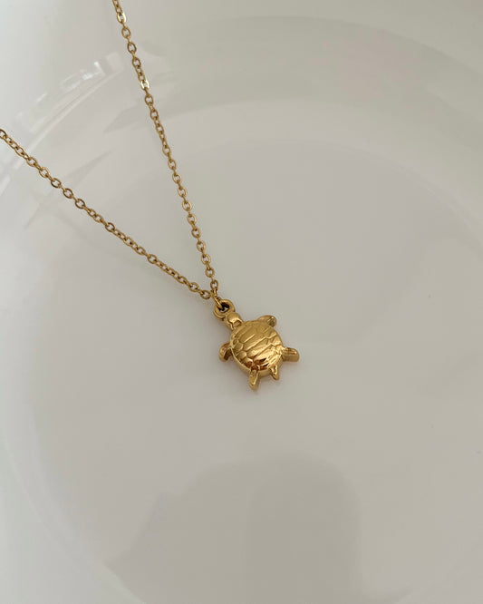 Pebbles Turtle Necklace