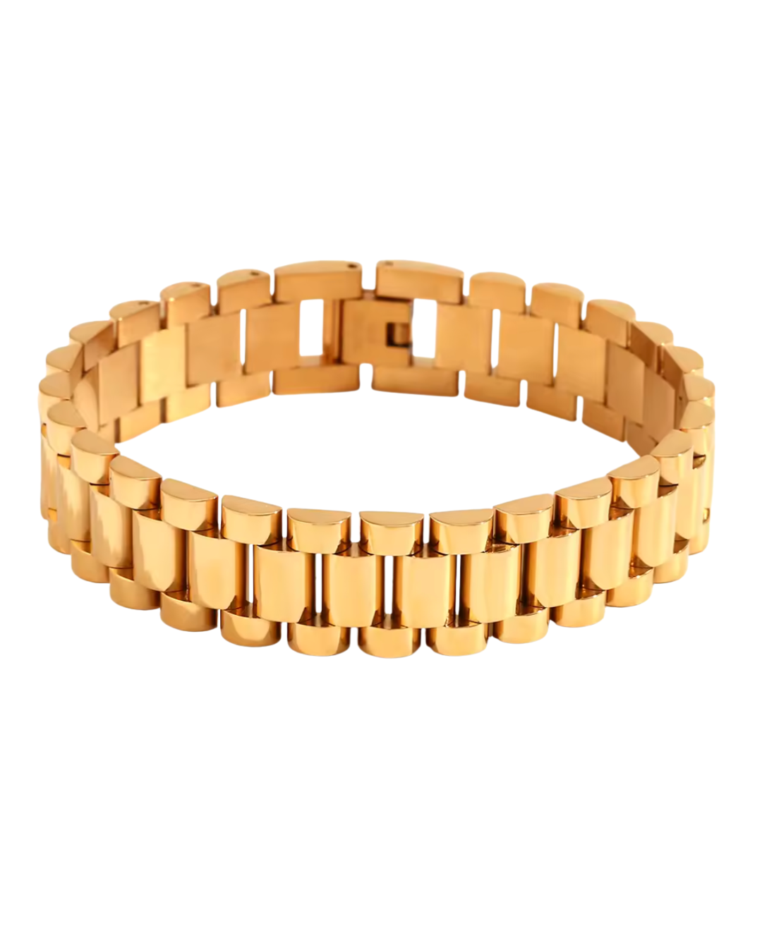 Gold Watch Strap Bracelet
