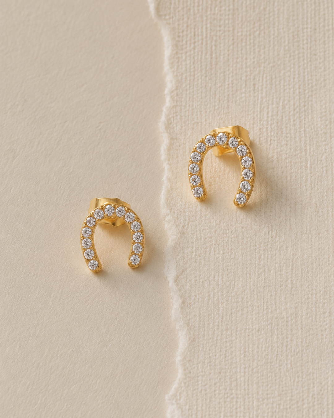 Horseshoe Stud Earrings