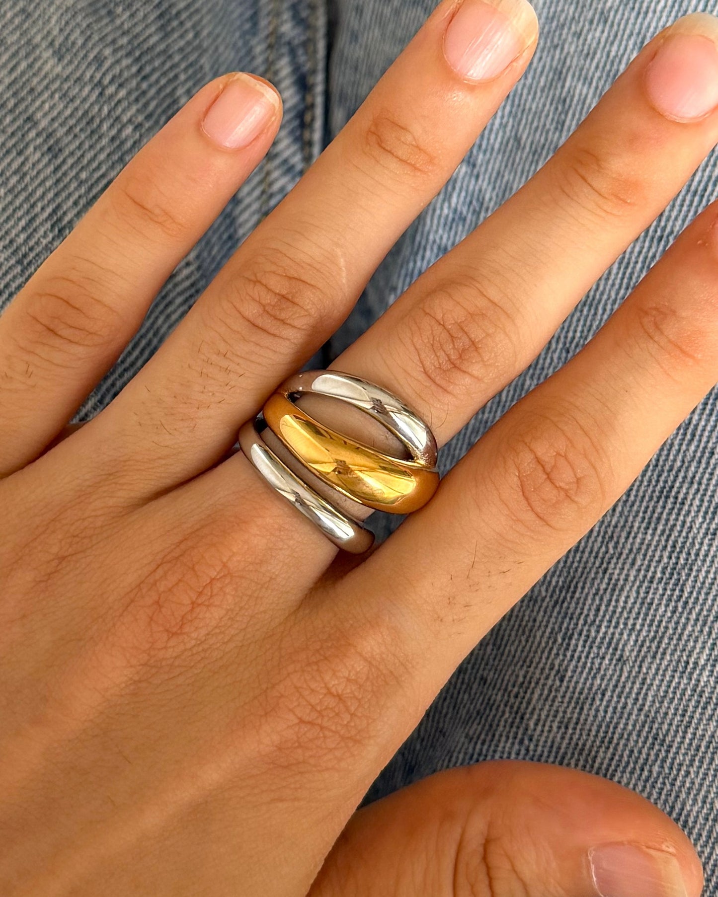 Fusion Two Toned Ring