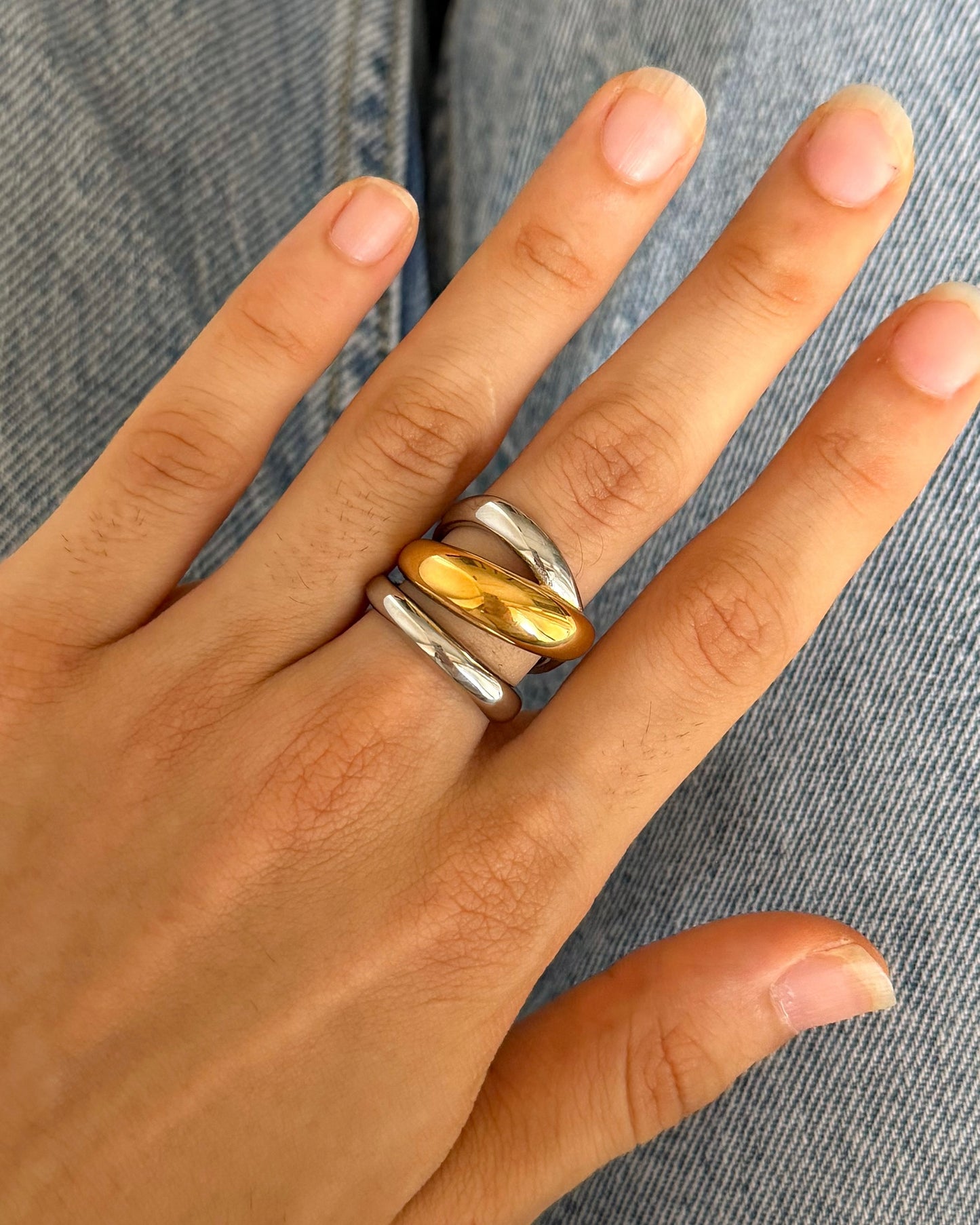 Fusion Two Toned Ring