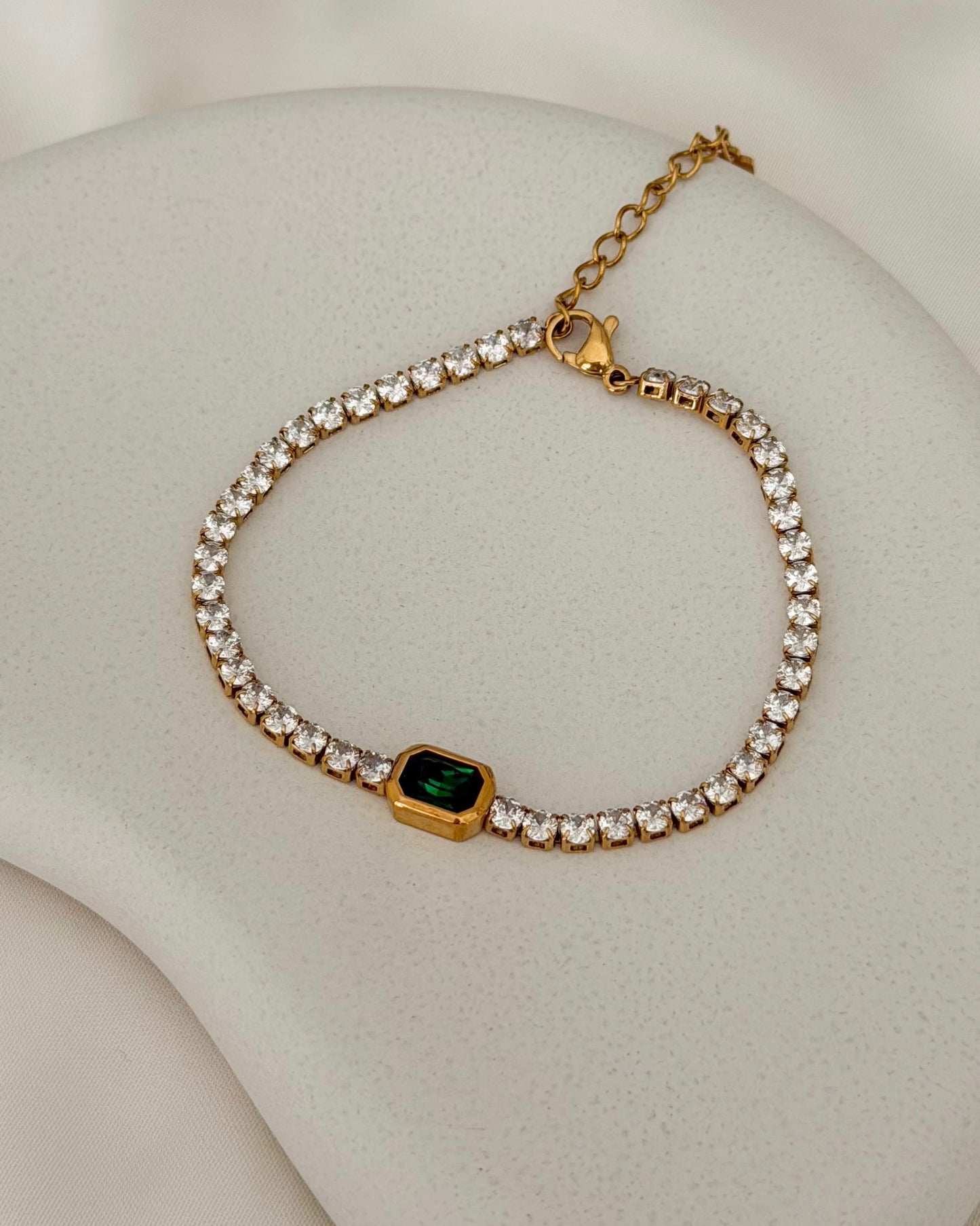 Jade Tennis Bracelet