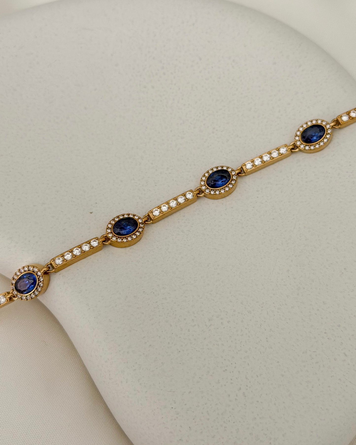 Azure Tennis Bracelet