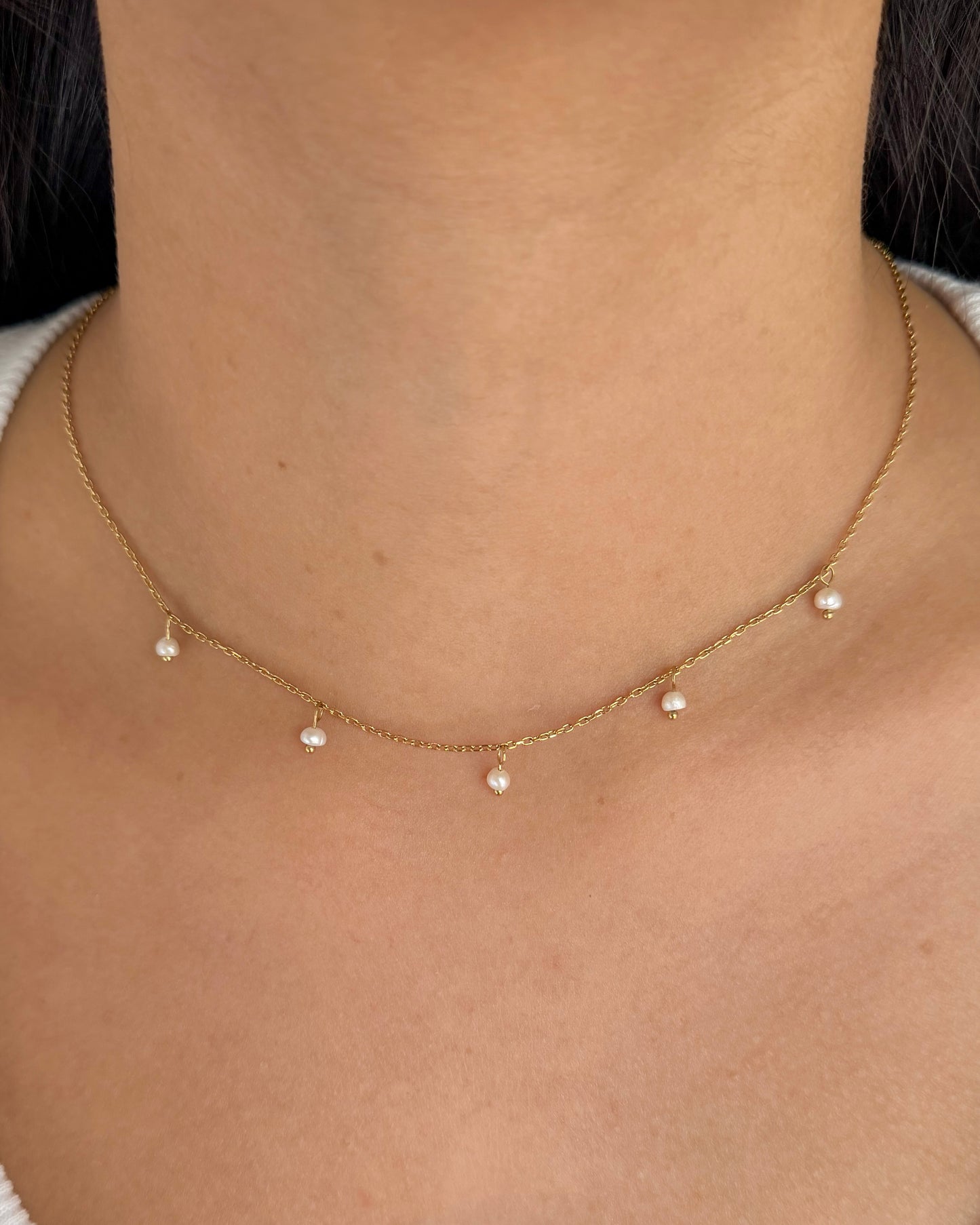Pearl Charm Necklace