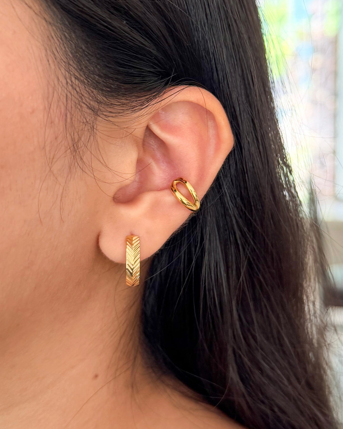 X Ear Cuff | No Piercing Needed