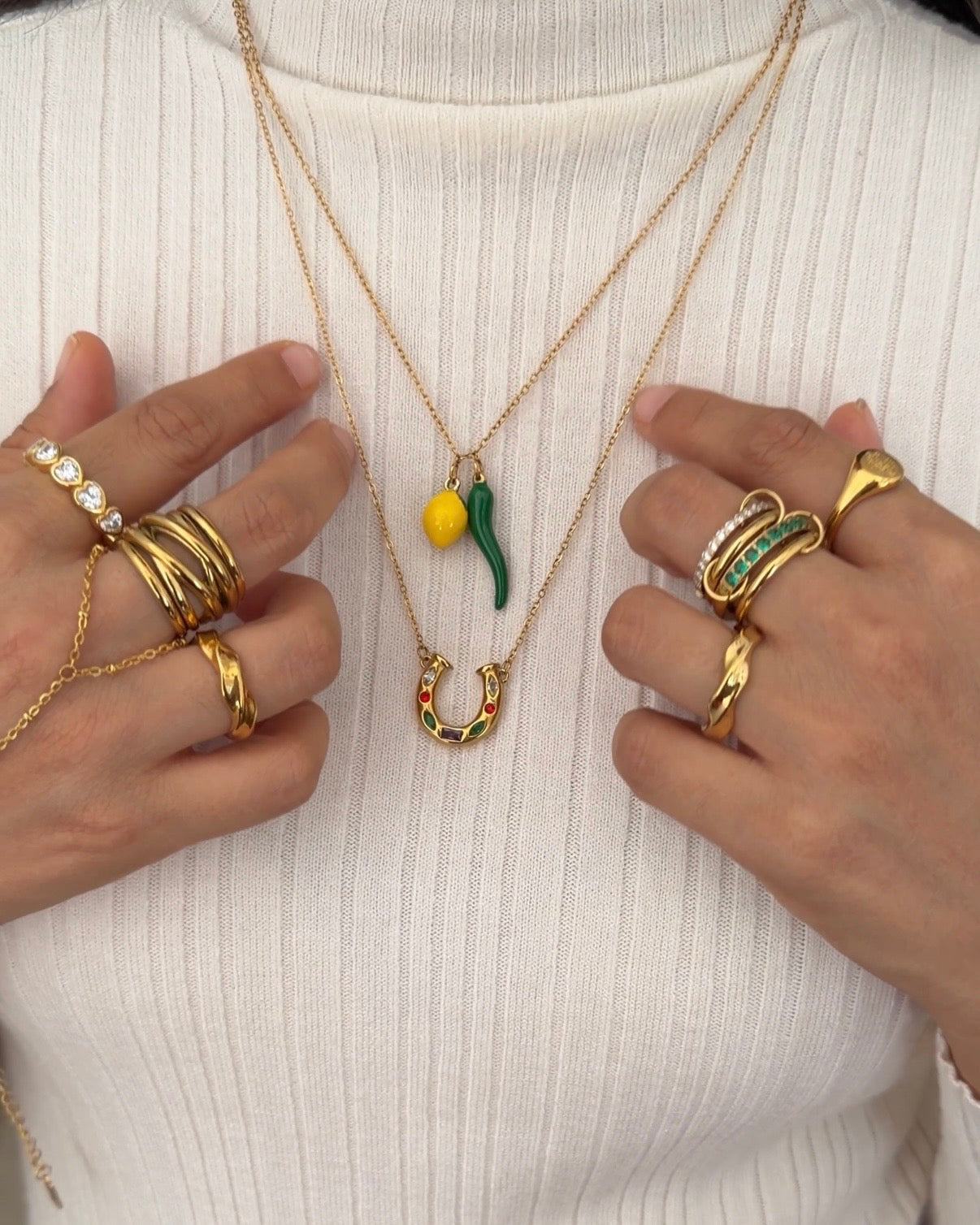 Nazar Na Lage Necklace - Nimbu Mirchi