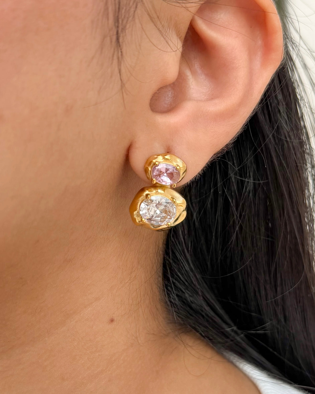 Sweetheart Stud Earrings