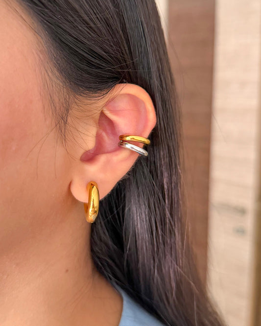 Two Toned Ear Cuff | No Piercing Needed