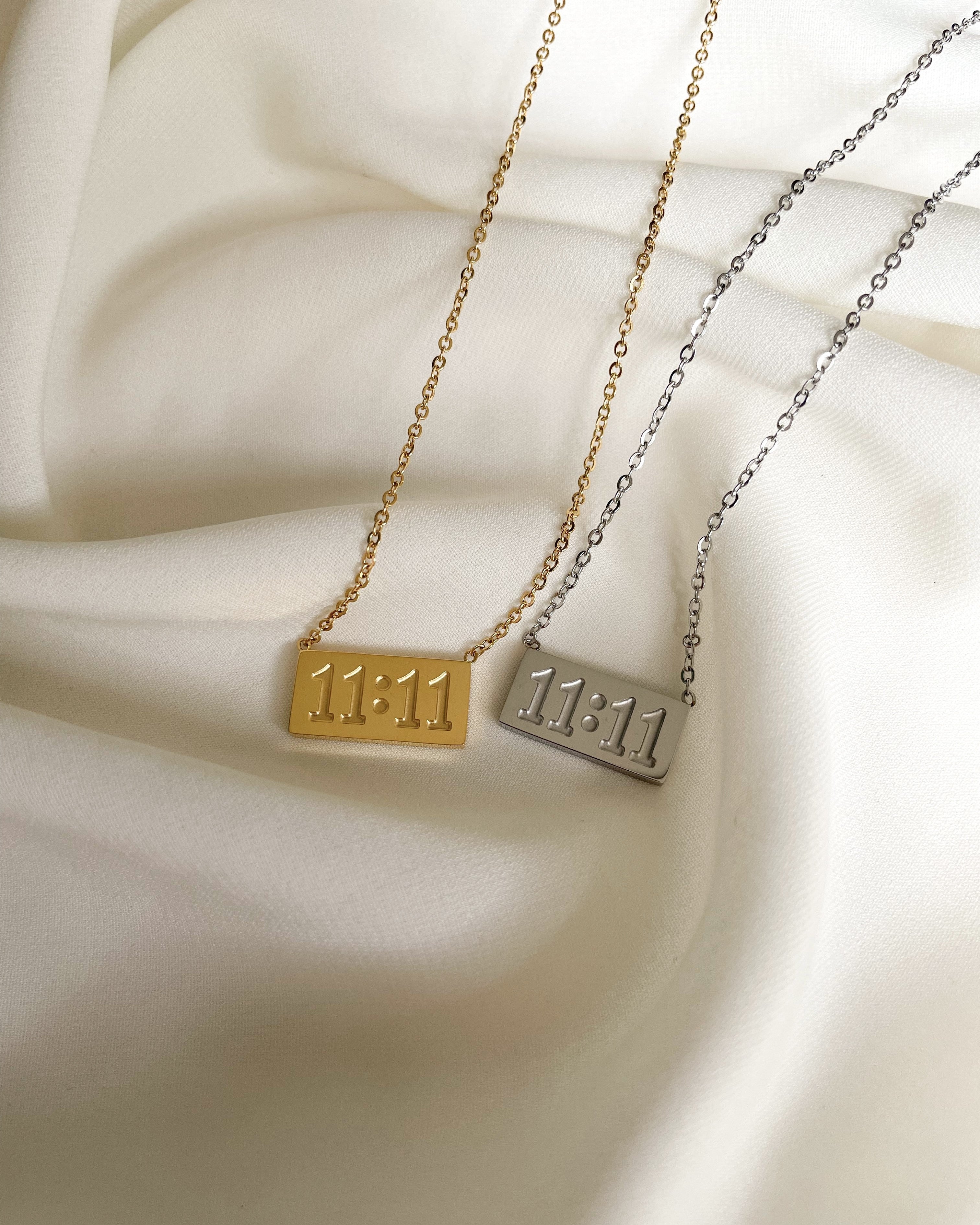 The 11:11 Choker Necklace | Gold choker necklace, Gold chain necklace, Gold  necklace